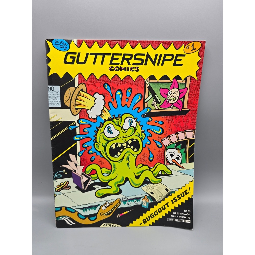 Guttersnipe Comics 1 Glenn Head Buggout Fantagraphics Books 1991 Underground
